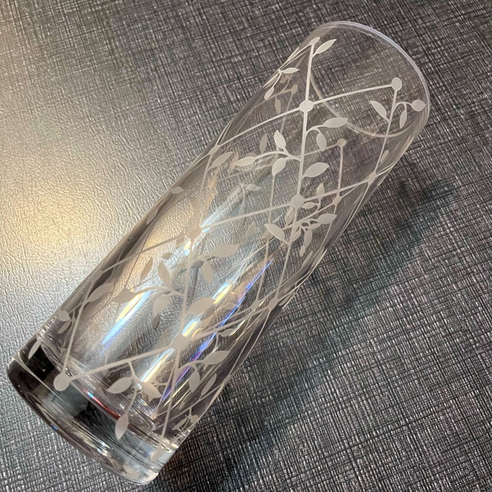 Martha Stewart Collection Petal Trellis Cylinder Bud Vase - NIB